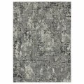 United Weavers Of America Eternity Mizar Charcoal Accent Rectangle Rug, 1 ft. 11 in. x 3 ft. 4535 10277 24